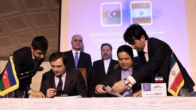 همزمان با سفر وزیر اقتصاد و صنعت آذربایجان و هیات همراه به اردبیل، تفاهم نامه همکاری میان مسئولان اتاق اردبیل و جمهوری آذربایجان به امضا رسید.