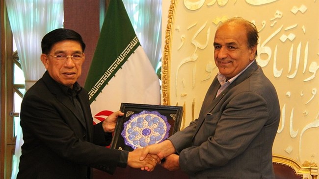 هیات پارلمانی تایلند با حضور در اتاق اصفهان، با نایب رئیس این اتاق دیدار کرد.