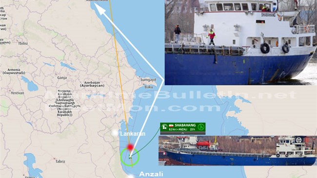 کشتی باری ایرانی «شباهنگ» که در دریای خزر تردد می‌کرد، در آب‌های ساحلی نزدیک بندر لنکران جمهوری آذربایجان غرق شد. 9 خدمه کشتی نجات پیدا کردند.