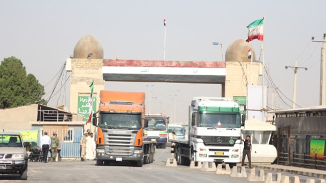 مدیرکل دفتر عربی و آفریقایی سازمان توسعه تجارت ایران ارزش کل صادرات ایران به عراق در ۹ ماهه سال جاری را ۲۰ میلیون تن به ارزش پنج میلیارد و ۹۰۰ میلیون دلار اعلام کرد.