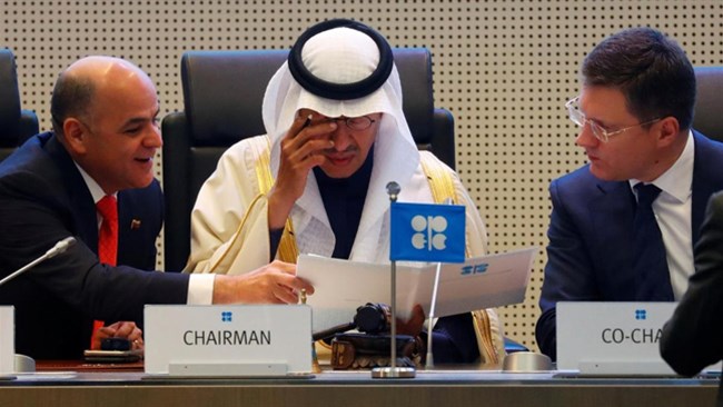 شاهزاده عبدالعزیز بن سلمان، وزیر انرژی عربستان می‌گوید: یکی از دلایل تصمیم اخیر اوپک‌پلاس برای تمدید کاهش تولید نفت و کاهش داوطلبانه تولید نفت توسط عربستان، اقدام علیه ابهامات و احساسات موجود در بازار نفت بوده است.