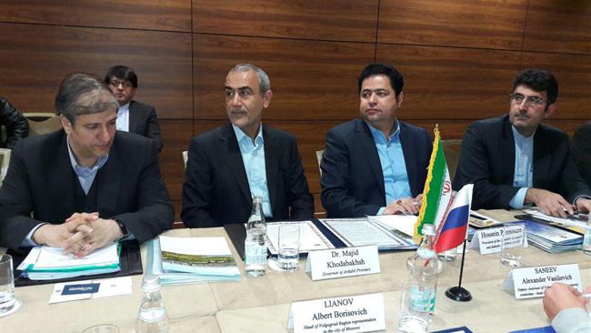 هیات سیاسی اقتصادی استان اردبیل با حضور در مجتمع تجاری فود سیتی مسکو، دفتر تجاری ایران را افتتاح کرد.