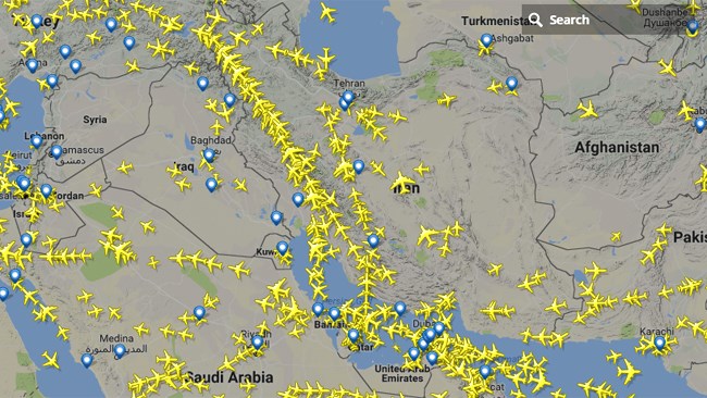 رییس سازمان هواپیمایی کشوری از افزایش ۱۷ درصدی پروازهای عبوری از آسمان ایران پس از تنش میان قطر و برخی کشورهای حوزه خلیج فارس خبر داد.