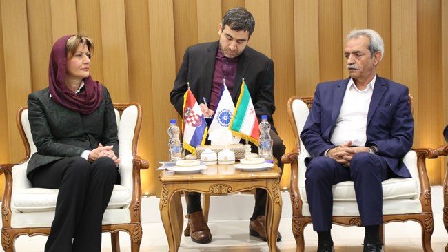 مارتینا دالیچ، معاون نخست وزیر و وزیر اقتصاد کرواسی با غلامحسین شافعی، رئیس اتاق ایران دیدار و درباره تقویت روابط اقتصادی گفت‌و‌گو کرد.