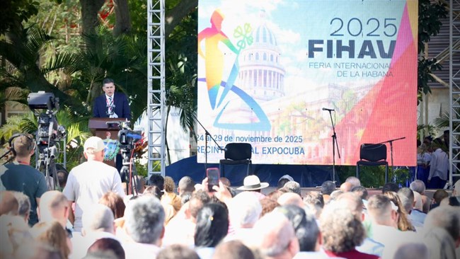 چهل و یکمین دوره نمایشگاه بین‌المللی هاوانا (FIHAV 2025) در آیینی رسمی با حضور رییس جمهور و وزرای اقتصادی کوبا و جمعی از سفرا و روسای اتاقهای بازرگانی کشورهای مختلف افتتاح شد.