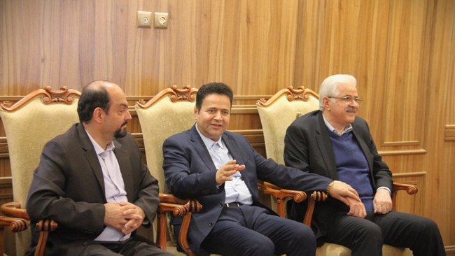 پیام باقری و حسین پیرموذن نواب رئیس اتاق ایران، تعدادی از روسای کمیسیون‌های تخصصی و اتاق‌های مشترک بازرگانی در اتاق اردبیل حضور یافتند.