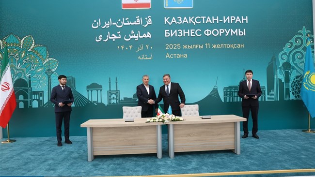 صمد حسن‌زاده، رئیس اتاق ایران، ضمن امضای سه سند همکاری با «کازترید» و شورای توسعه تجارت قزاقستان و اتاق ملی کارآفرینان این کشور،با حضور در سالن جلسات B2B با فعالان اقتصادی گفت‌وگو کرده و در جریان مسائل آنها قرار گرفت.