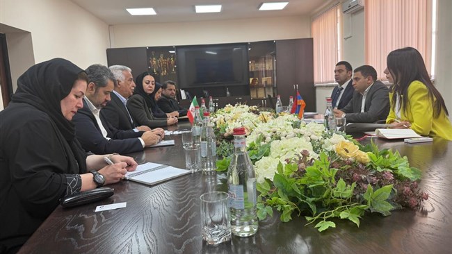 محمدرضا بهرامن نایب‌رئیس اتاق ایران در نشست با معاون کمیته درآمدهاى دولتى ارمنستان با هدف تقویت روابط مرزی، گمرکی و تسهیل صدور گواهی مبدا، تشکیل کمیته مشترک را پیشنهاد داد.